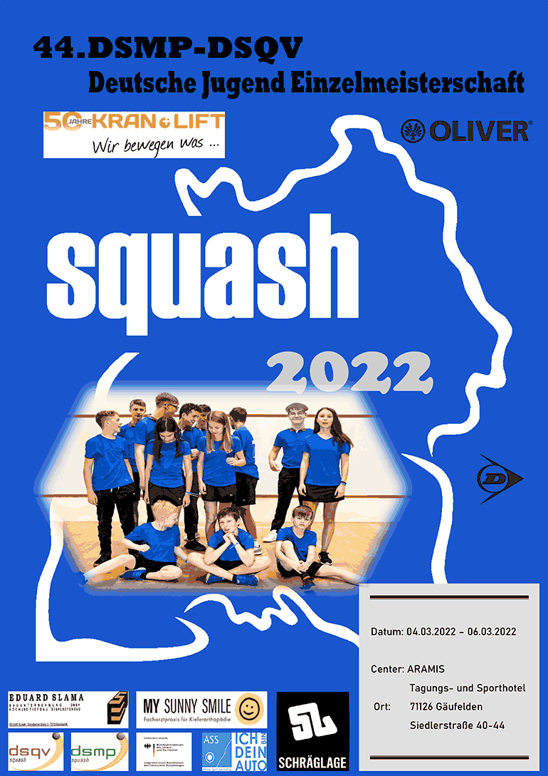 Plakat Deutsche Jugend Einzelmeisterschaft